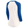 MLB Los Angeles Dodgers Women's 3/4 Fashion T-Shirt - 3 of 3