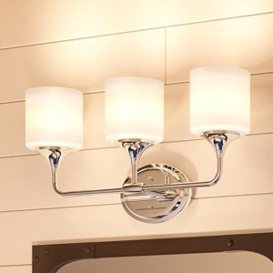 Urban Ambiance Luxury Contemporary Bathroom Vanity Light,  11.125"H x 23.875"W,  Polished Chrome Finish, UHP2571 - 1 of 4