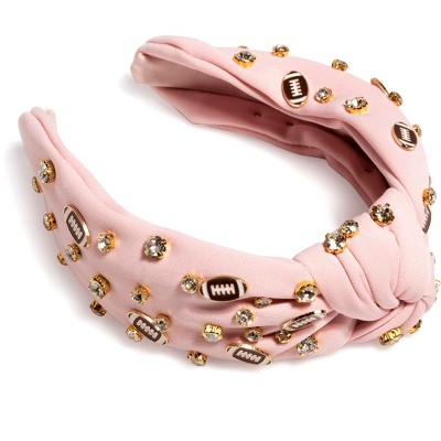 Shiraleah Game Day Charms Knotted Headband, Blush