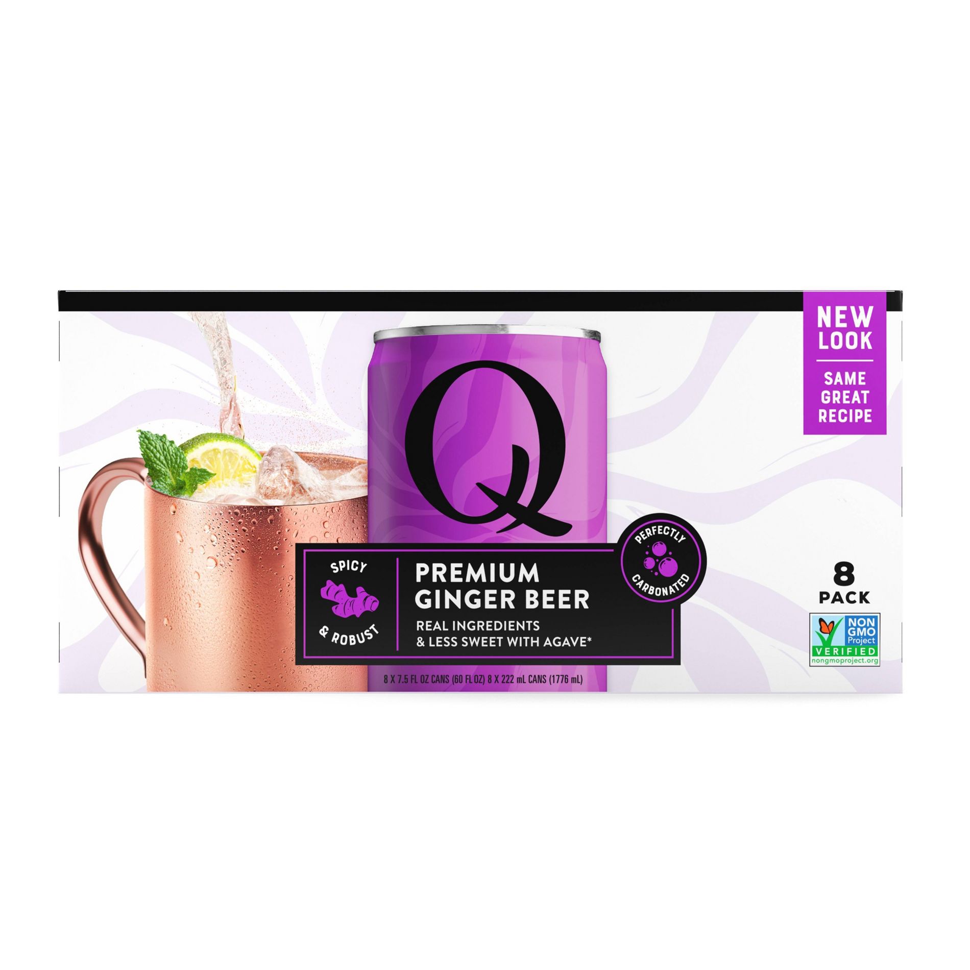 Q Mixers Ginger Beer - 8pk/7.5 fl oz