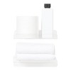 Unique Bargains Acrylic Floating Storage Display Wall Shelves for Bathroom Bedroom - 3 of 4