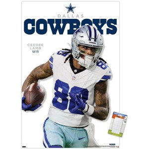 Trends International NFL Dallas Cowboys - CeeDee Lamb Feature Series 24 Unframed Wall Poster Prints - 1 of 4