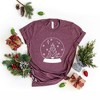 Simply Sage Market Women's Christmas Snow Globe Short Sleeve Graphic Tee - 3 of 3