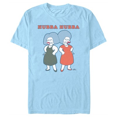 Men's The Simpsons Patty And Selma Hubba Hubba T-shirt : Target