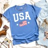 Simply Sage Market USA Arched Flag Garment Dyed Tee - 3 of 4