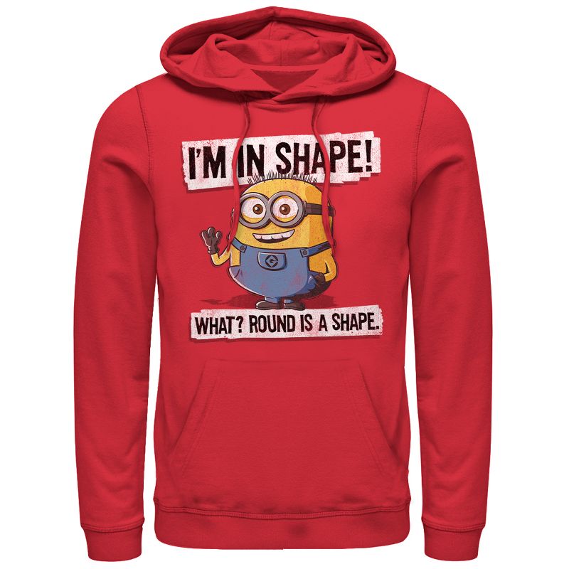Men's Despicable Me Minion Round Shape Pull Over Hoodie, 1 of 4