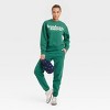 Women's Leisure Studio Graphic Pullover Sweatshirt - Universal Thread™ Green - 3 of 3