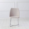 Set of 2 Glam Microfiber Upholstered Dining Chairs - HOMES: Inside + Out - 4 of 4