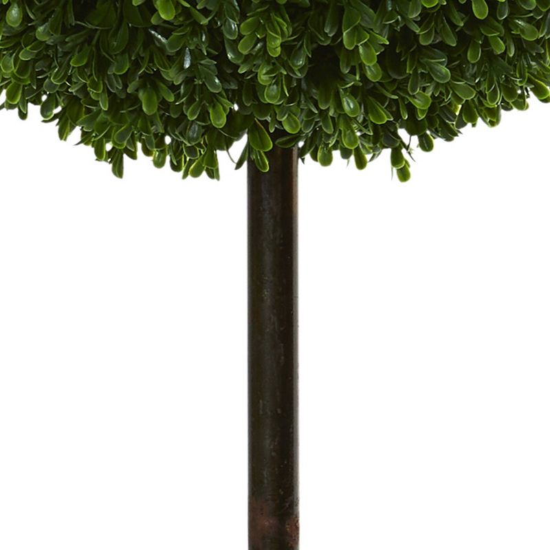 3.5ft Boxwood Double Ball Artificial Topiary Tree - Nearly Natural, 4 of 5