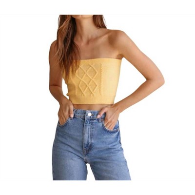 Women's LIV KNIT TUBE TOP - KNITITUDE