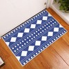 Sussexhome Diamond Collection Cotton Heavy Duty Low Pile Area Rug , 2' x 3' - 2 of 4