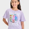 Girls' Inside Out 2 Short Sleeve Cropped Graphic T-Shirt - Lilac Purple - 2 of 4