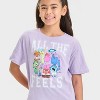 Girls' Inside Out 2 Short Sleeve Cropped Graphic T-Shirt - Lilac Purple - image 2 of 4