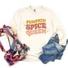 Simply Sage Market Women's Pumpkin Spice Queen Long Sleeve Garment Dyed Tee - 3 of 4