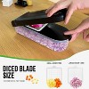 Attop Multifunctional Food Chopper - Onion, Vegetable Slicer Dicer Cutter, Potato Cutter - Veggie Chopper with Container (4 in 1, Black) - 3 of 4