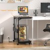 Craze Ventures Computer Tower Stand with Power Strip - 2 of 4