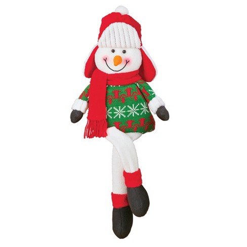 Collections Etc Snowman Plush Sitters - image 1 of 4