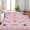 Garvee Insect Washable Rugs for Living Room Bedroom Ultra-Thin Non Slip Dining Room Soft Area Rug Stain Resistant Large Carpet for Office Nursery - 2 of 4