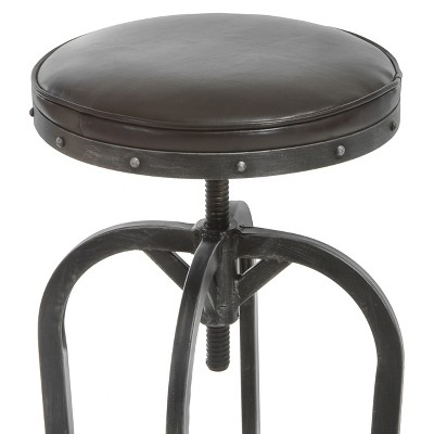 27.5" Gunner Swivel Barstool Christopher Knight Home Target