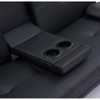 Aukfa 67" Convertible Folding Futon Sofa Bed Leather w/Cup Holders & Armrests - 3 of 4