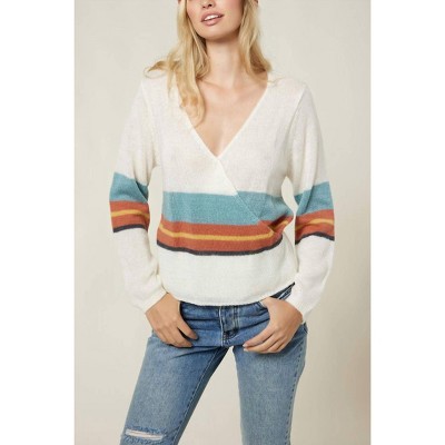 Women's Wrap It Up Stripe Sweater - O'NEILL