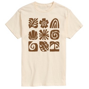 Men's - Instant Message - Beach Squares Short Sleeve Graphic T-Shirt - 1 of 4