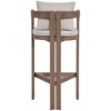 Meridian Furniture,Newport Water Resistant Fabric Upholstered Outdoor Patio Bar Stool - 3 of 4