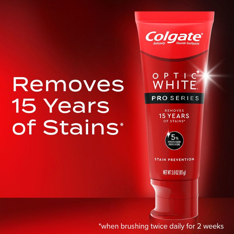 Colgate Optic White Pro Series Stain Prevention Toothpaste - 3oz, 4 of 15
