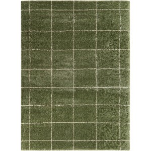 Balta Rugs Geometric Plush Area Rug Green - 1 of 4