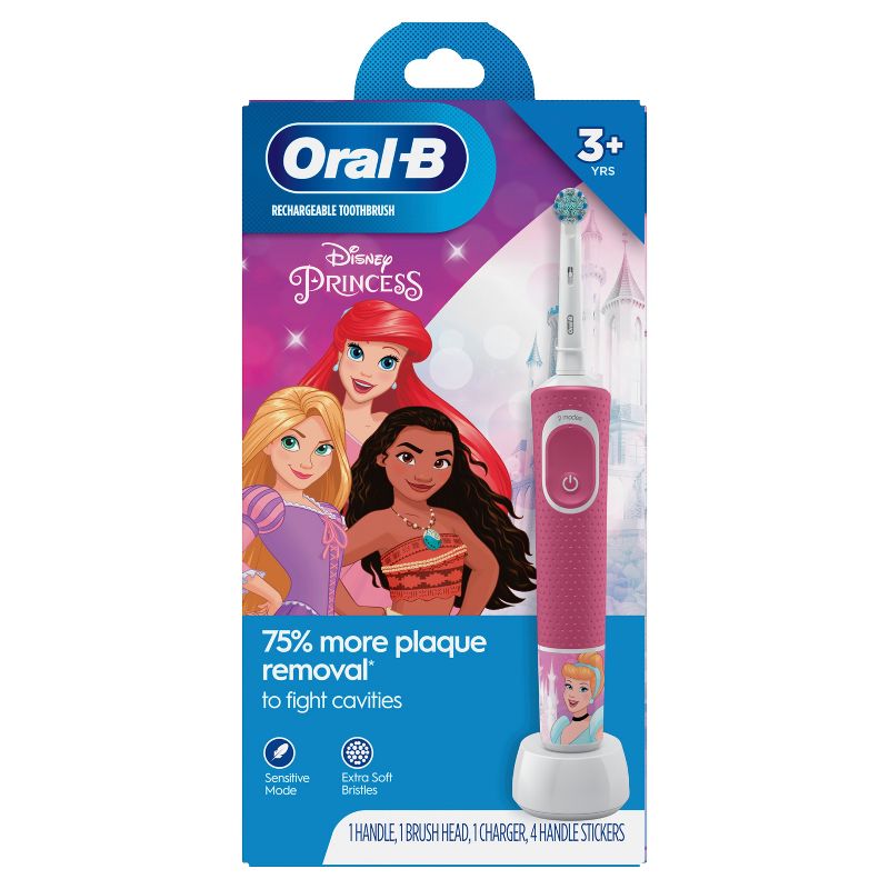 Oral-B Kids Disney Princesses Electric Toothbrush for 3+ Kids, 3 of 13