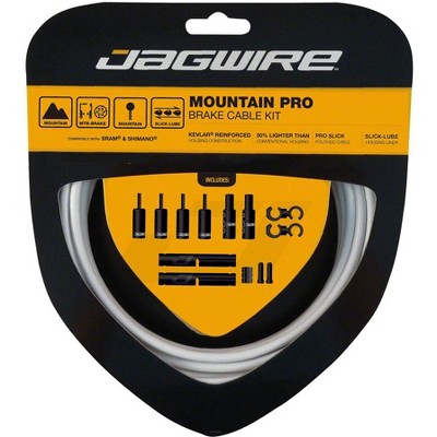 Jagwire Pro Polished Mountain Brake Kit Brake Cable & Housing Set