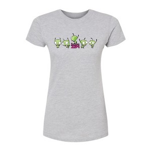 Women's - Invader Zim - Dancing Gir Fitted Graphic T-Shirt - 1 of 3
