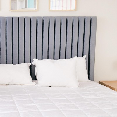 White Polyester Down Alternative Pillow with Cotton Cover