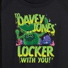 Women's Spongebob Squarepants Spongebob: The Search For Squarepants To Davey Jones Locker Lightweight French Terry Wide Neck Long Sleeve Graphic Shirt - 2 of 4