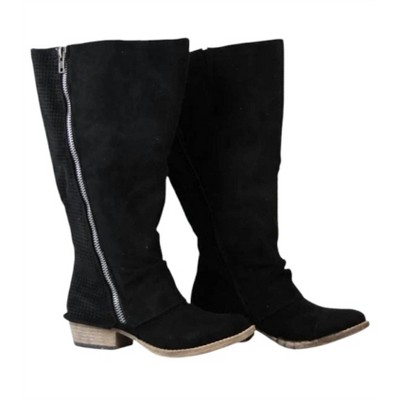 Women's Wo's Social Butterfly Wide Calf Boots - Very G