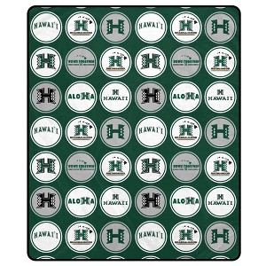 NCAA Hawaii Rainbow Warriors 50"x60" Holiday Blanket - 1 of 1