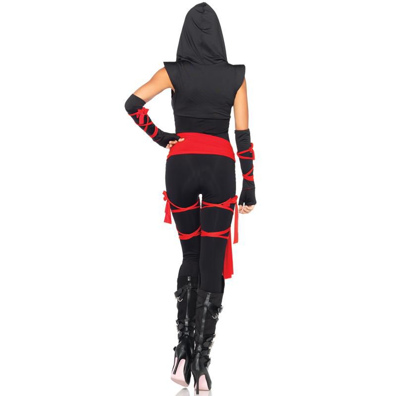 Leg Avenue Deadly Ninja Women's Costume, 2 of 3