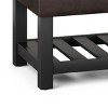 Sapphtopaz 43.7" Storage Bench Ottoman with Storage, Multi-functional Storage Organizer Ottoman Bench with Open Bottom for Entryway Bedroom - 4 of 4
