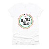 Simply Sage Market Teacher Squad Pencil Short Sleeve Tee - XL - White - 2 of 4