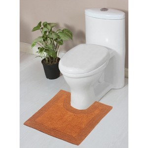 Home Weavers Luxury Collection 100% Cotton Tufted Bathroom Rug, Non-Slip Latex Bath Rug - 1 of 4