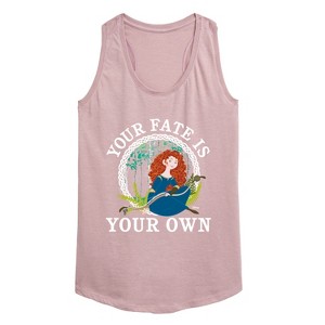 Women's - Disney - Merida Your Fate Is Your Own Graphic Racerback Tank - 1 of 4