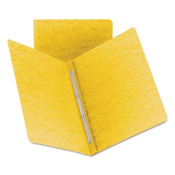 Smead Side Opening PressGuard Report Cover Prong Fastener Letter Yellow 81852