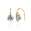 18k Gold Plated Drop Earrings with Crystals Gift for Women - 3 of 4