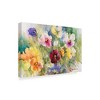 Annelein Beukenkamp 'Pansies Posing' Canvas Art - 2 of 3