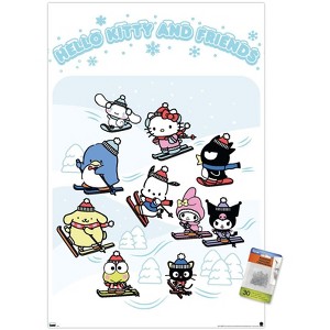 Trends International Hello Kitty and Friends: 24 Aspen Skiing Unframed Wall Poster Prints - 1 of 4