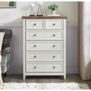 XIYUYEU 7/6 Drawers Dresser for Bedroom,Modern Dresser with Handle,Dressers for Kids Room,Living Room,Entry and Hallway - 1 of 4