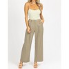 Women's PINTUCK PLEATED TROUSER - Fore - 3 of 4
