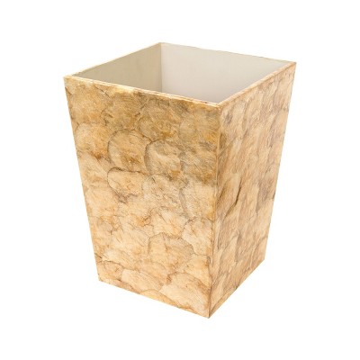 Gallerie II Marquesa Pearlized Waste Basket