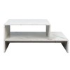 NicBex Unique Architectural Shape Coffee table for Living Room Modern Center Table with Storage - 4 of 4