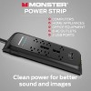 Monster 6ft Black Heavy Duty Power Strip and Tower Surge Protector, 4050 Joule Rating, 8 120V-Outlets, 1 USB-A and 1 USB-C Port  - 4 of 4